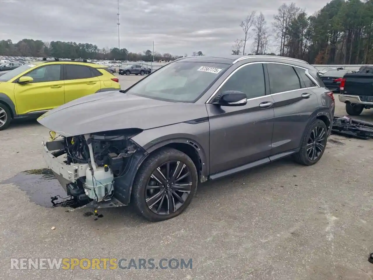 1 Photograph of a damaged car 3PCAJ5BA6NF106191 INFINITI QX50 2022