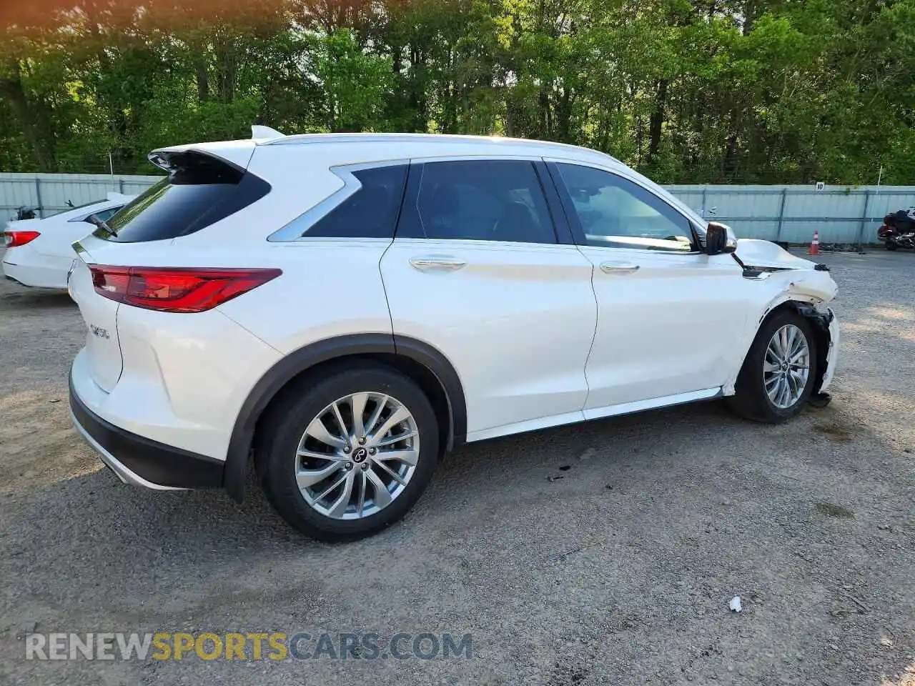 3 fotografías del automóvil dañado 3PCAJ5BB8PF106303 INFINITI QX50 2023