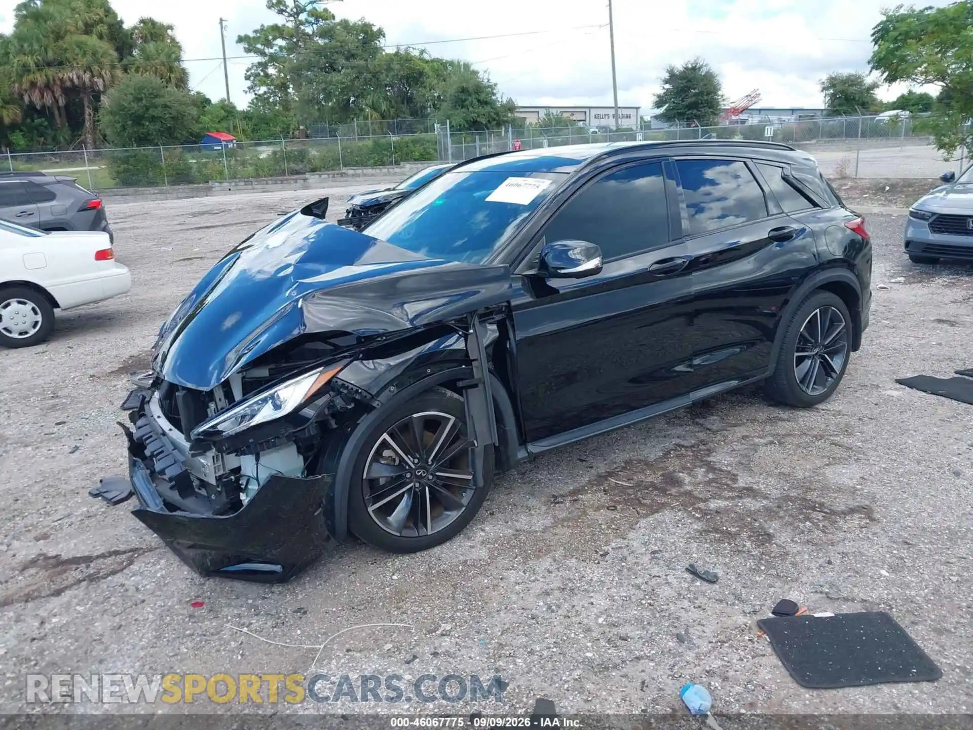 2 Photograph of a damaged car 3PCAJ5FAXPF119149 INFINITI QX50 2023