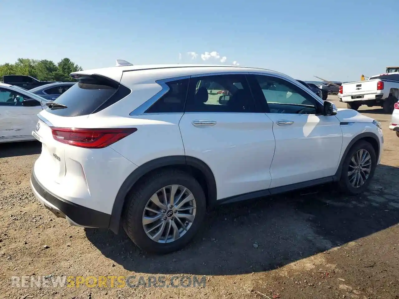 3 fotografías del automóvil dañado 3PCAJ5AB9RF104340 INFINITI QX50 2024
