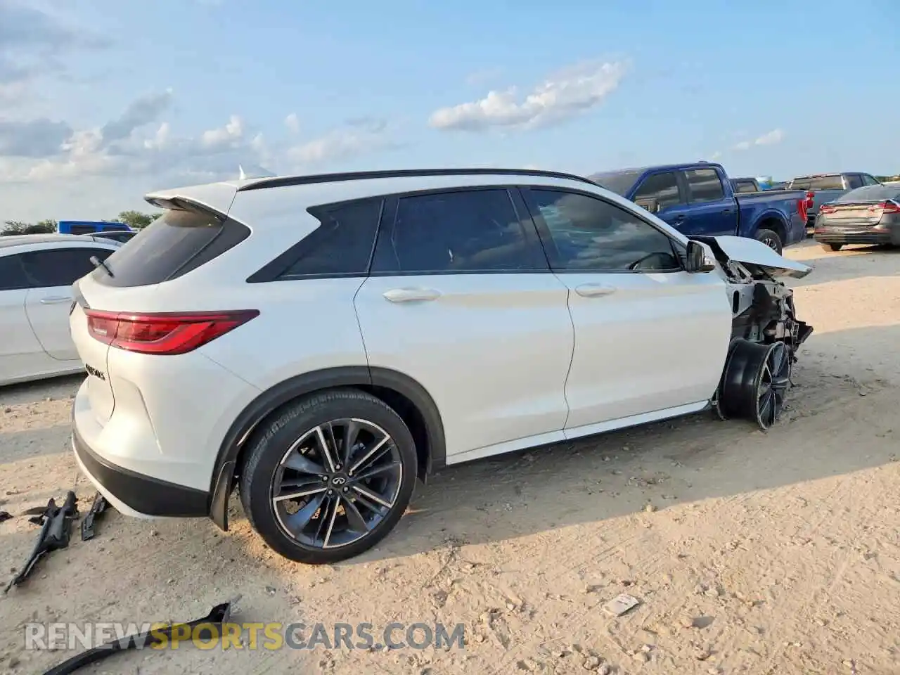 3 Photograph of a damaged car 3PCAJ5FB3RF102575 INFINITI QX50 2024