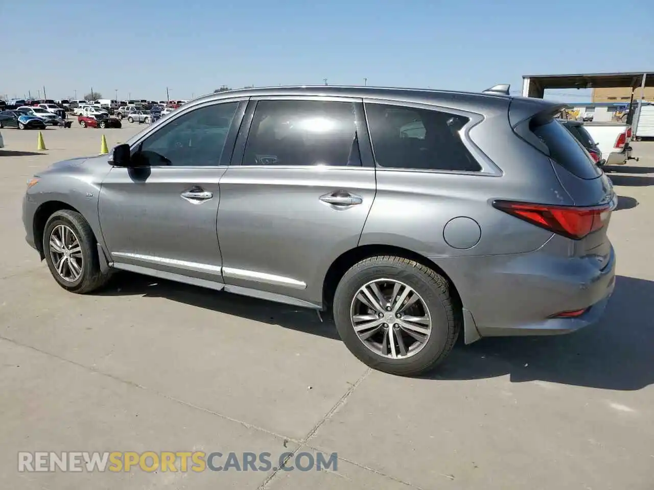 2 fotografías del automóvil dañado 5N1DL0MN2LC501355 INFINITI QX60 2020