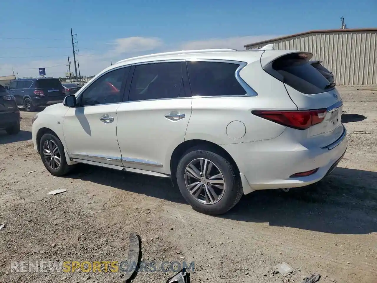 2 fotografías del automóvil dañado 5N1DL0MN2LC514252 INFINITI QX60 2020