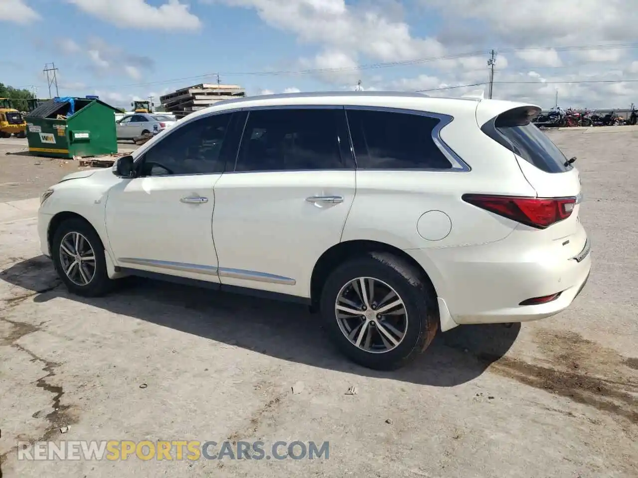 2 fotografías del automóvil dañado 5N1DL0MN6LC508115 INFINITI QX60 2020