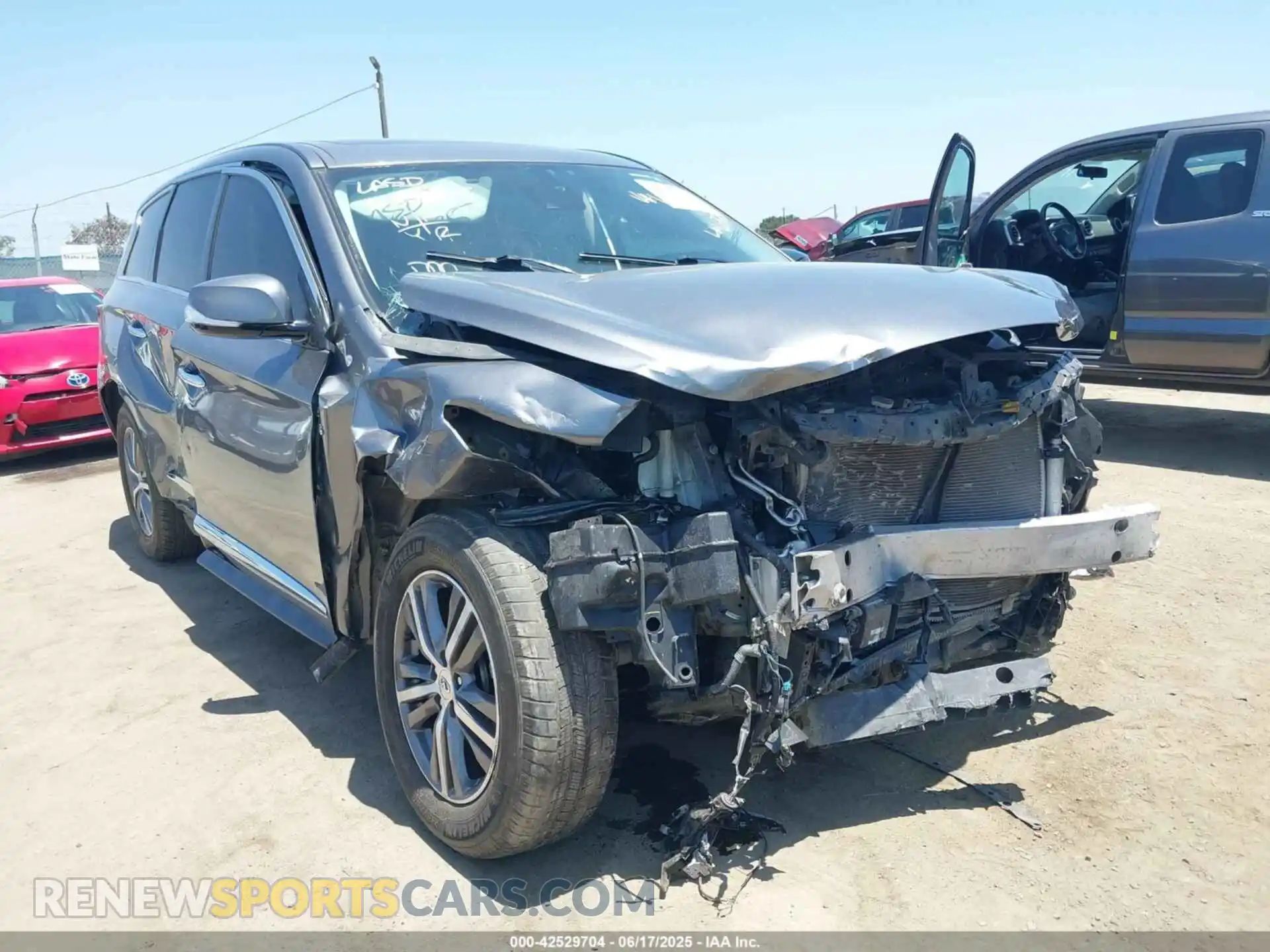 1 fotografías del automóvil dañado 5N1DL0MNXLC506142 INFINITI QX60 2020