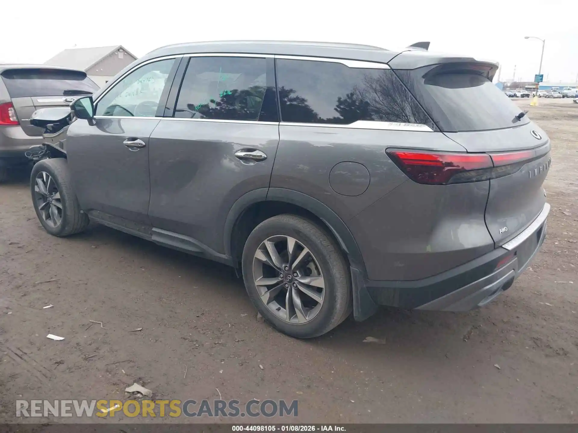 3 Фотография поврежденного автомобиля 5N1DL1FS0NC341472 INFINITI QX60 2022