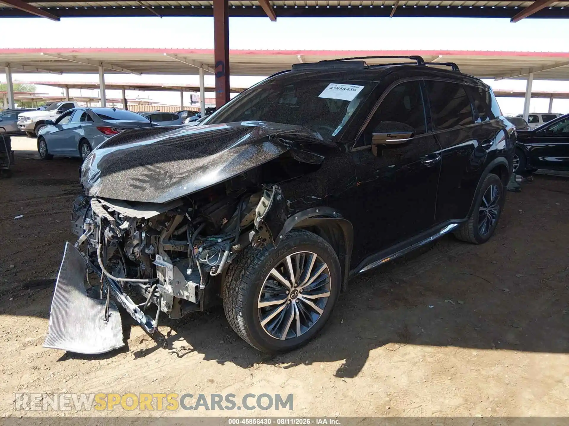 2 Фотография поврежденного автомобиля 5N1DL1HT8NC343279 INFINITI QX60 2022