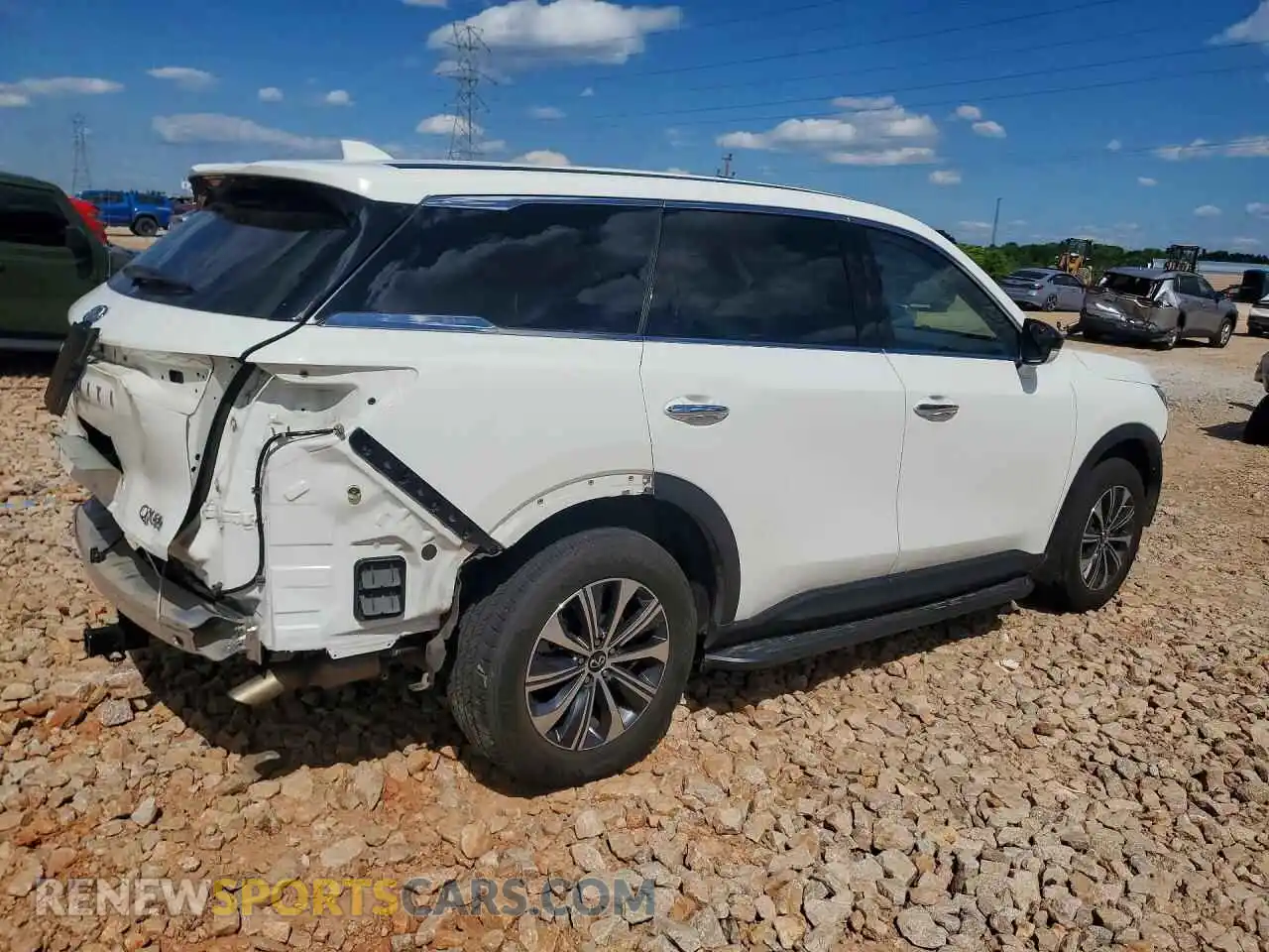 3 Photograph of a damaged car 5N1DL1ES7PC332868 INFINITI QX60 2023