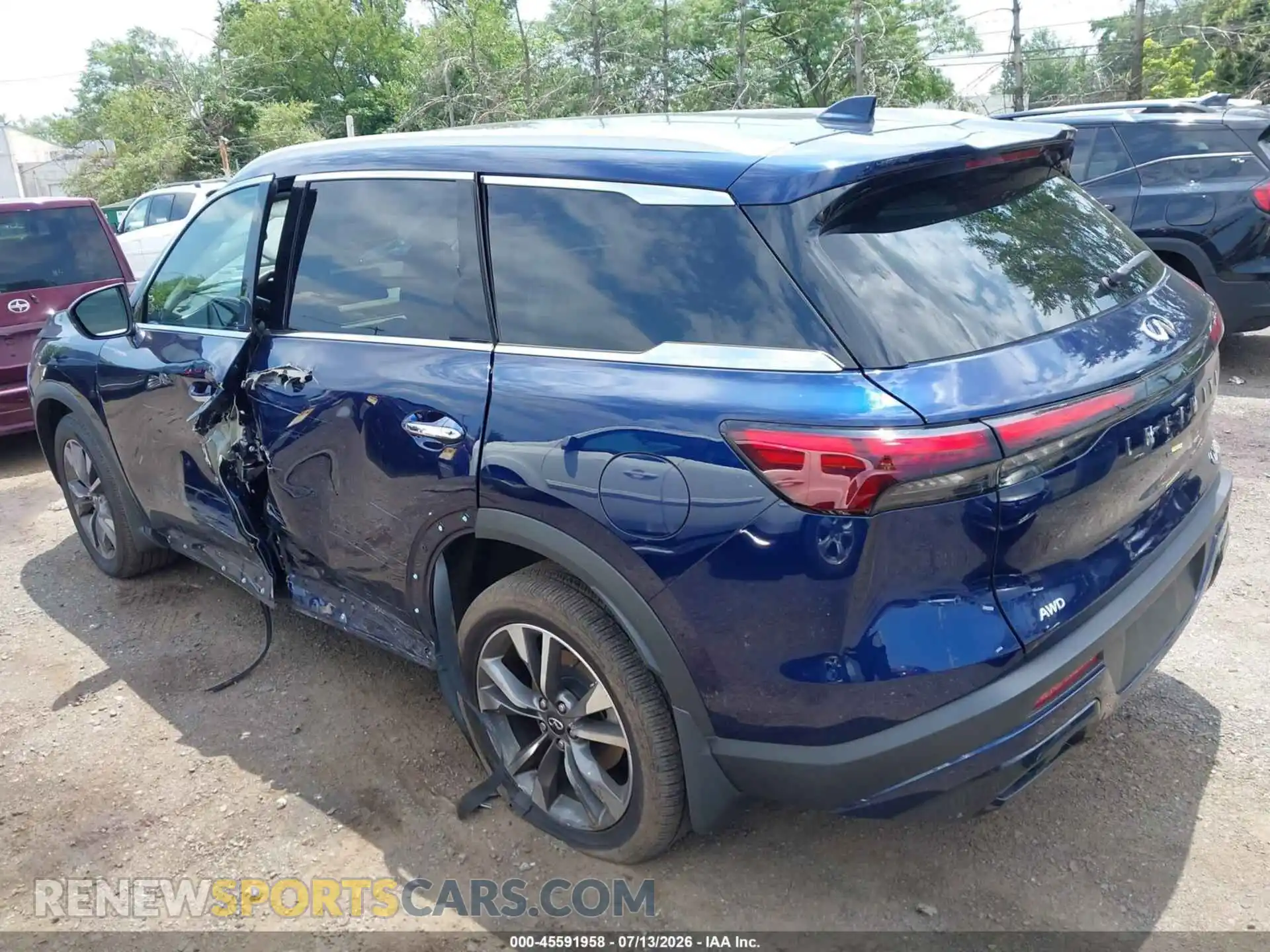3 Photograph of a damaged car 5N1AL1FS1SC348560 INFINITI QX60 2025