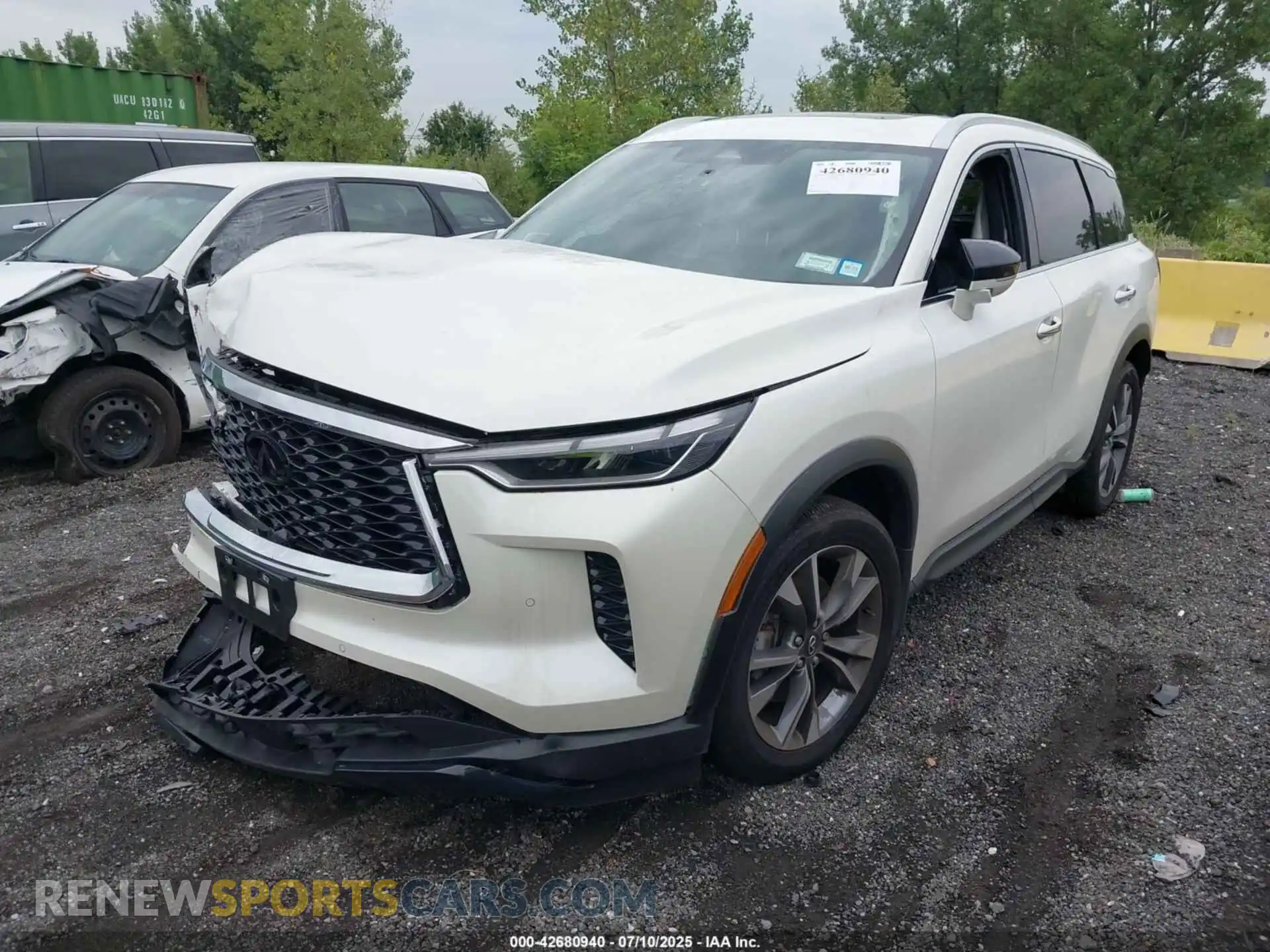 2 Photograph of a damaged car 5N1AL1FS7SC330936 INFINITI QX60 2025
