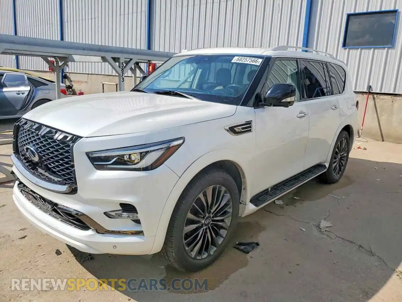 1 Photograph of a damaged car JN8AZ2AC8M9475593 INFINITI QX80 2021