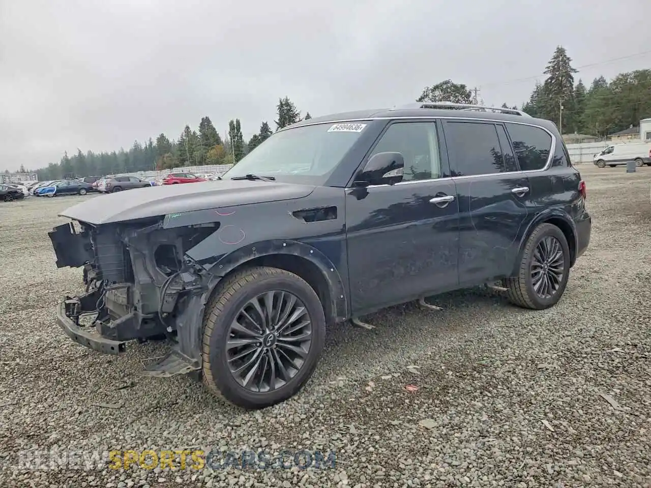1 Фотография поврежденного автомобиля JN8AZ2AE5M9268631 INFINITI QX80 2021