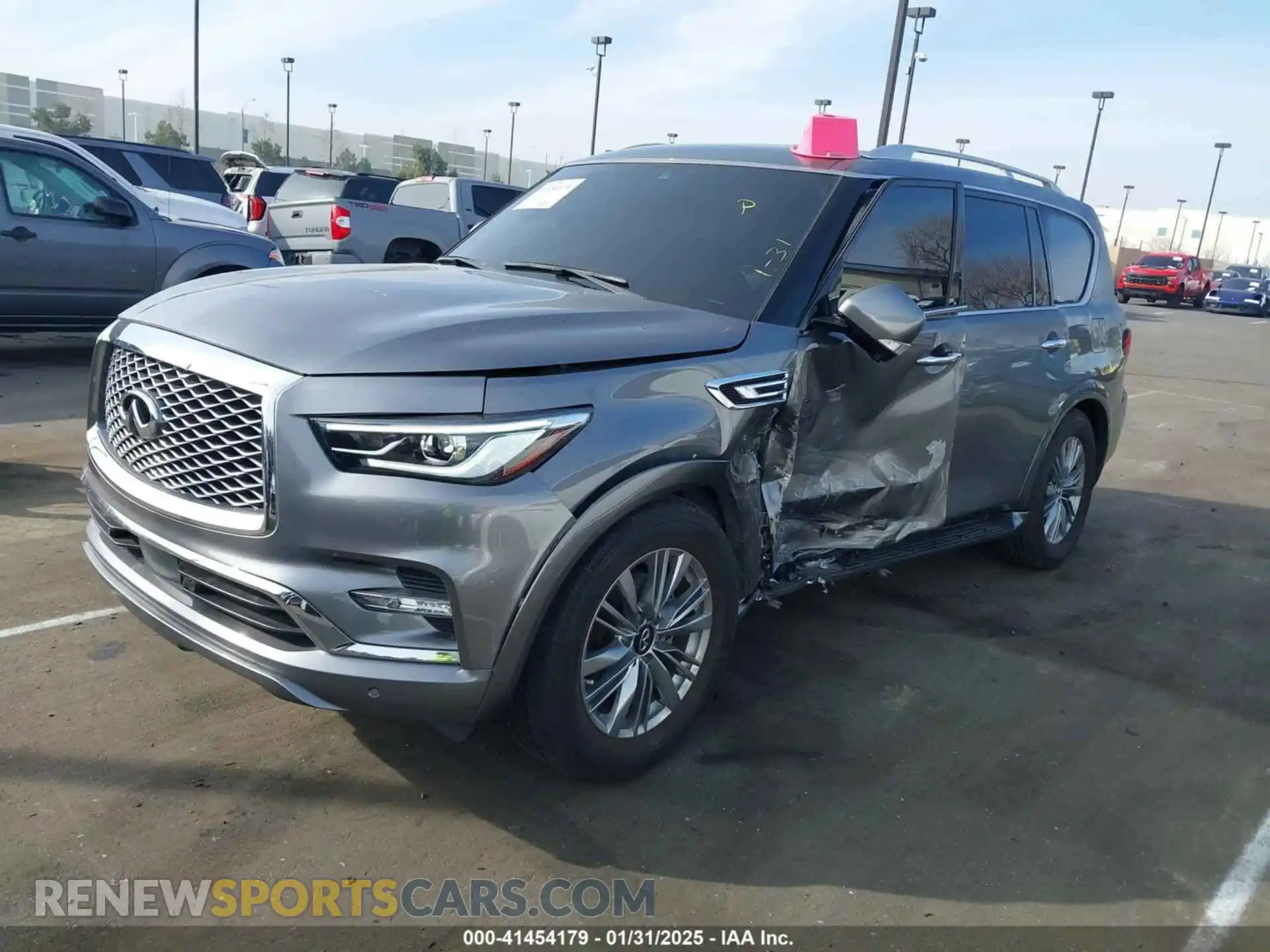 2 Photograph of a damaged car JN8AZ2AF4M9717841 INFINITI QX80 2021