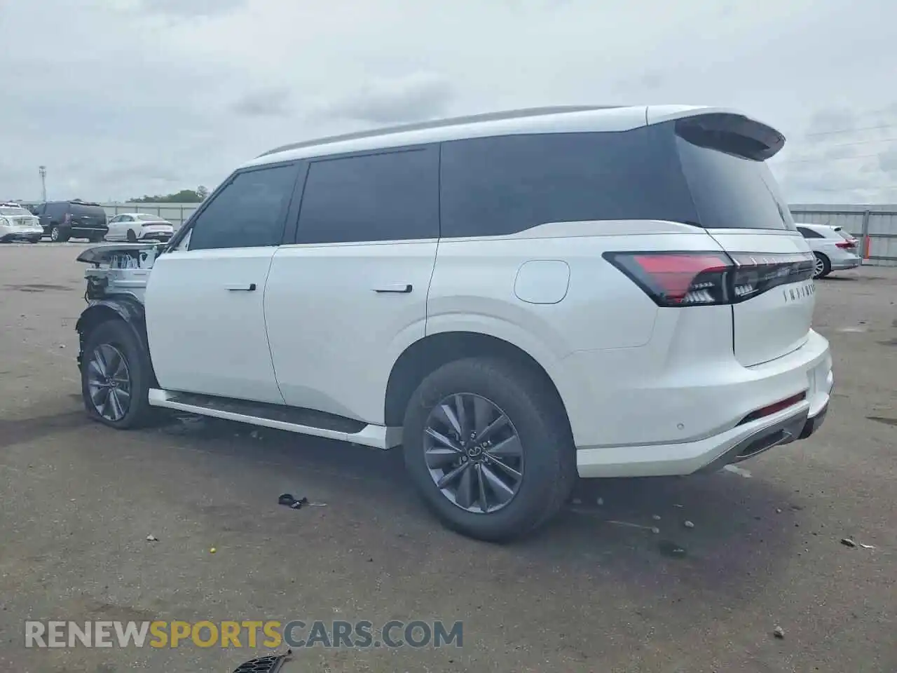 2 fotografías del automóvil dañado JN8AZ3AA8S9001810 INFINITI QX80 2025