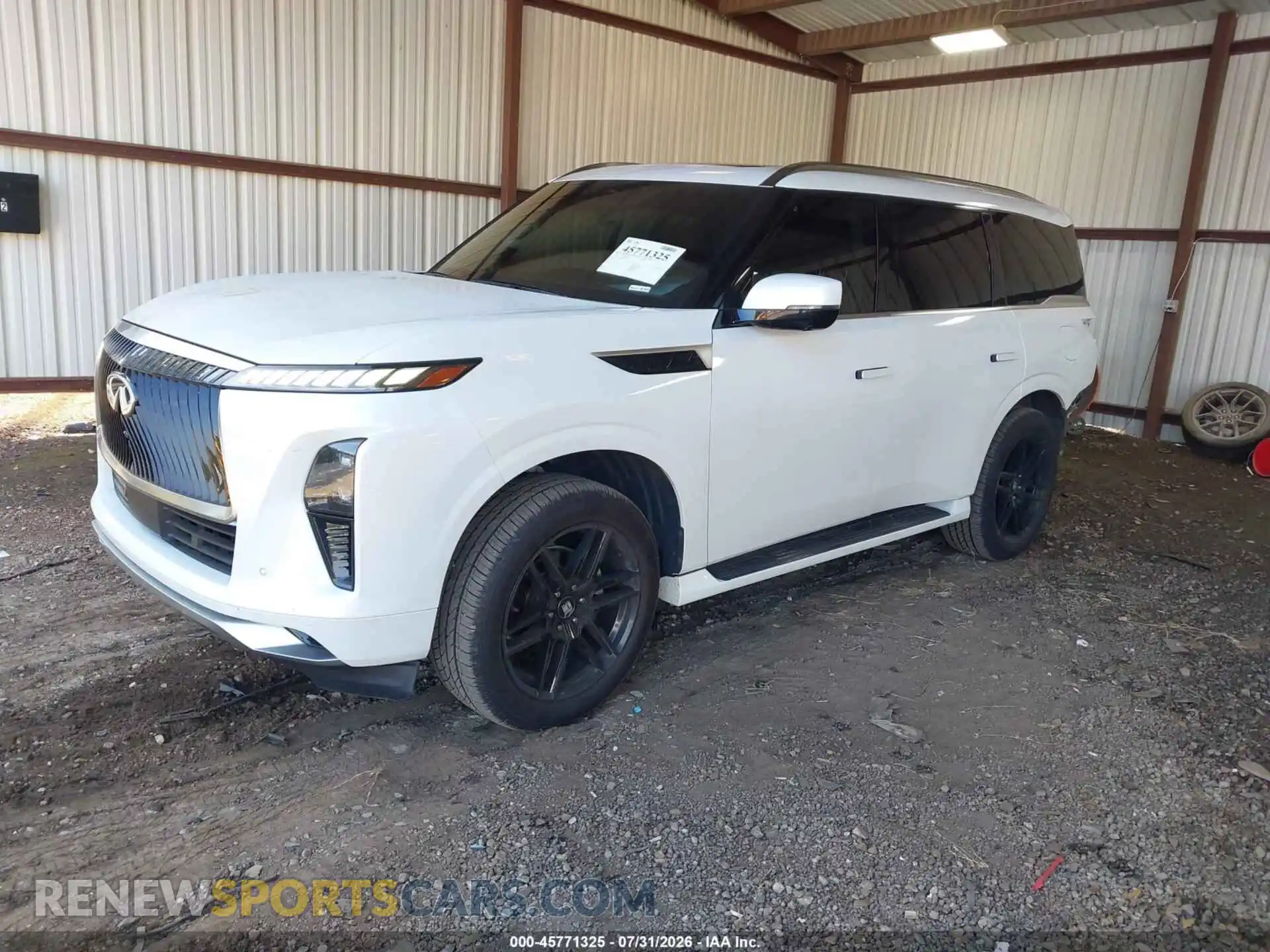 2 fotografías del automóvil dañado JN8AZ3BA3S9000451 INFINITI QX80 2025