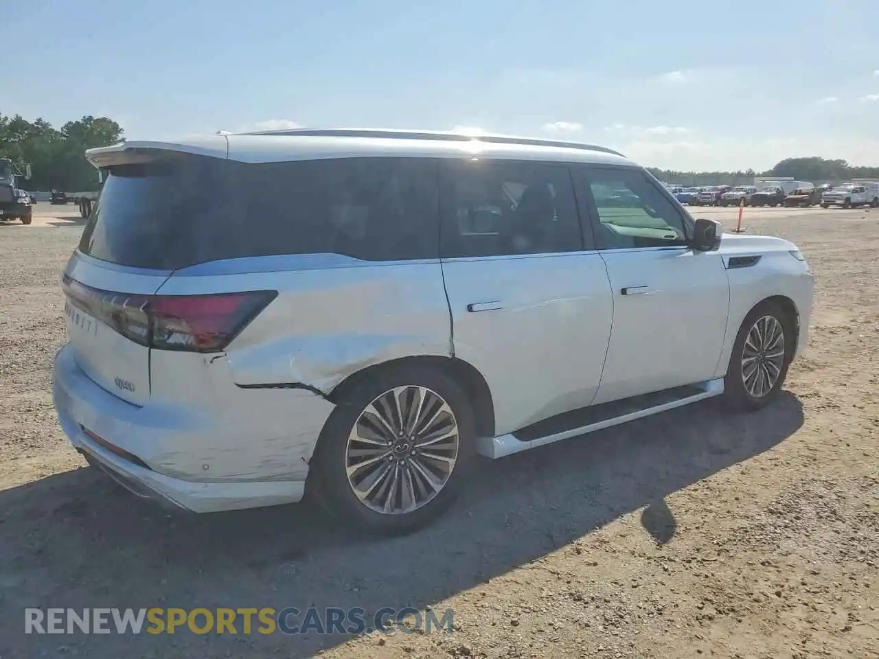 3 fotografías del automóvil dañado JN8AZ3BA8S9000784 INFINITI QX80 2025