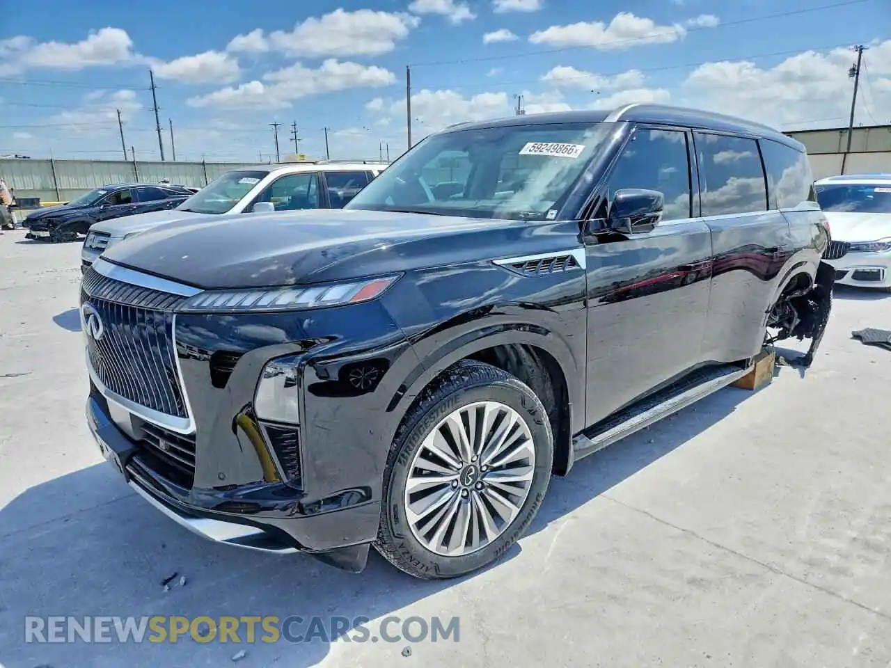 1 fotografías del automóvil dañado JN8AZ3BB6S9400142 INFINITI QX80 2025