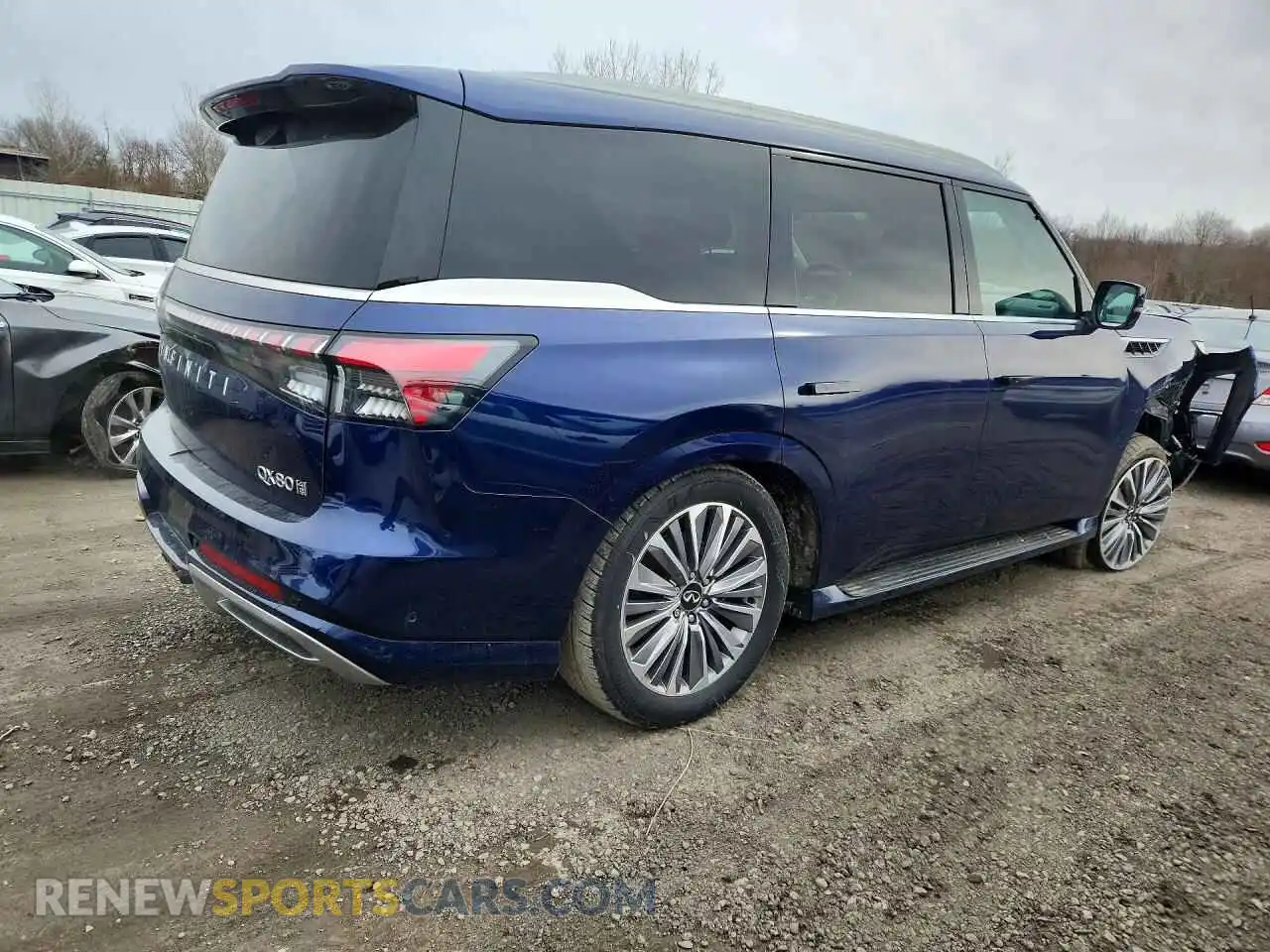 3 fotografías del automóvil dañado JN8AZ3BE5S9700278 INFINITI QX80 2025