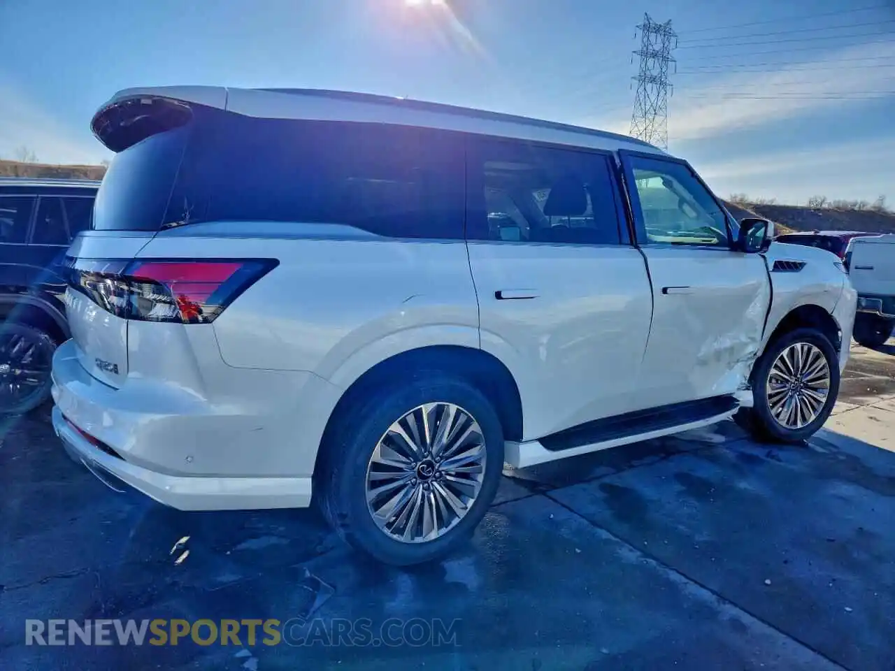 3 Фотография поврежденного автомобиля JN8AZ3BE6S9701357 INFINITI QX80 2025