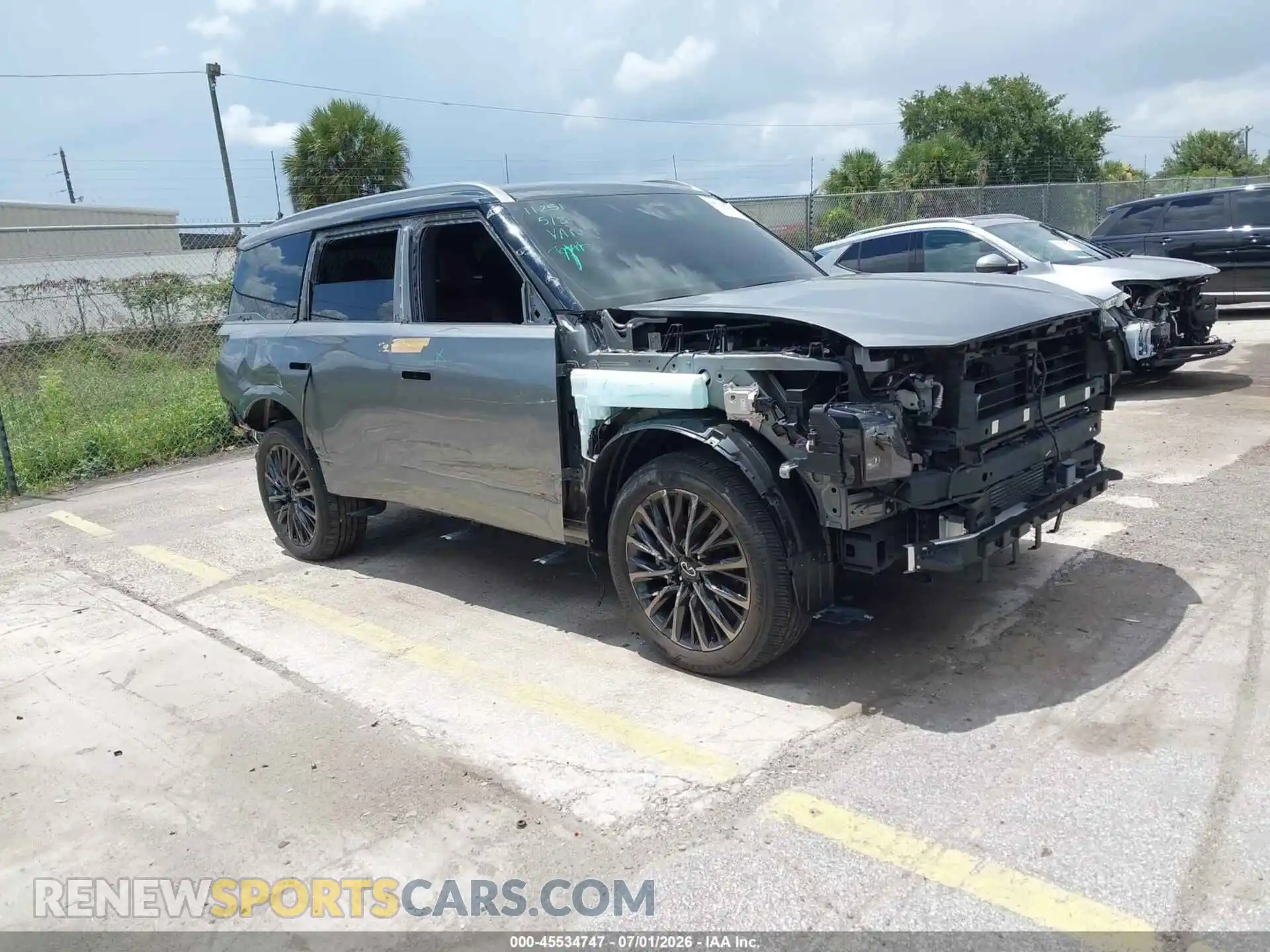 1 fotografías del automóvil dañado JN8AZ3CCXS9600643 INFINITI QX80 2025