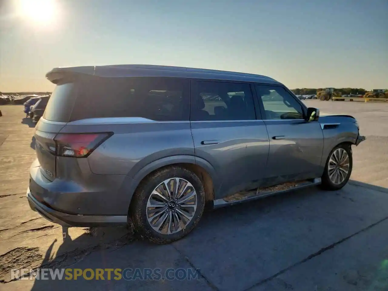 3 fotografías del automóvil dañado JN8AZ3DB4S9402467 INFINITI QX80 2025