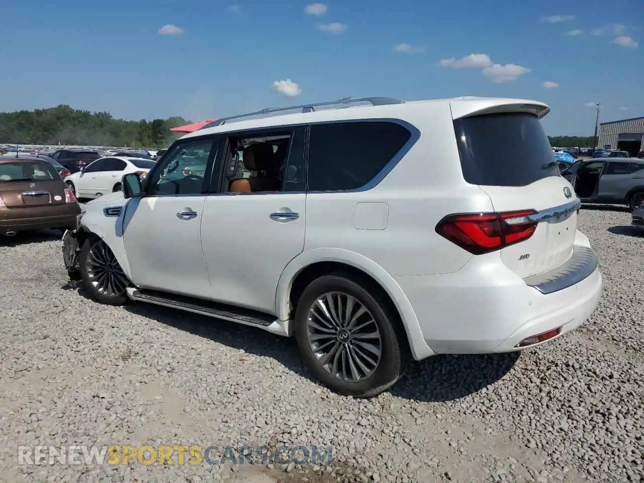 2 Фотография поврежденного автомобиля JN8AZ2BE7M9273330 INFINITI QX80 SENSO 2021