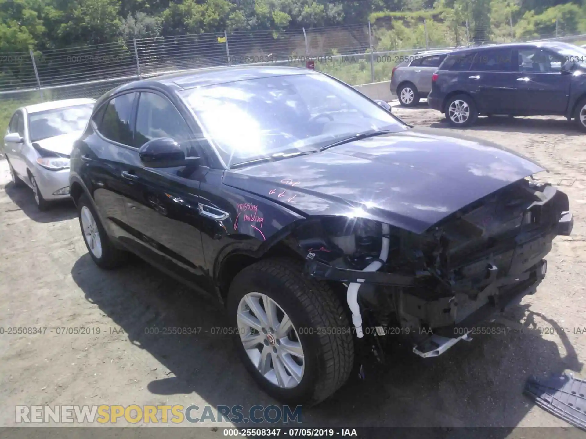 1 Photograph of a damaged car SADFJ2FX2K1Z39630 JAGUAR E-PACE 2019