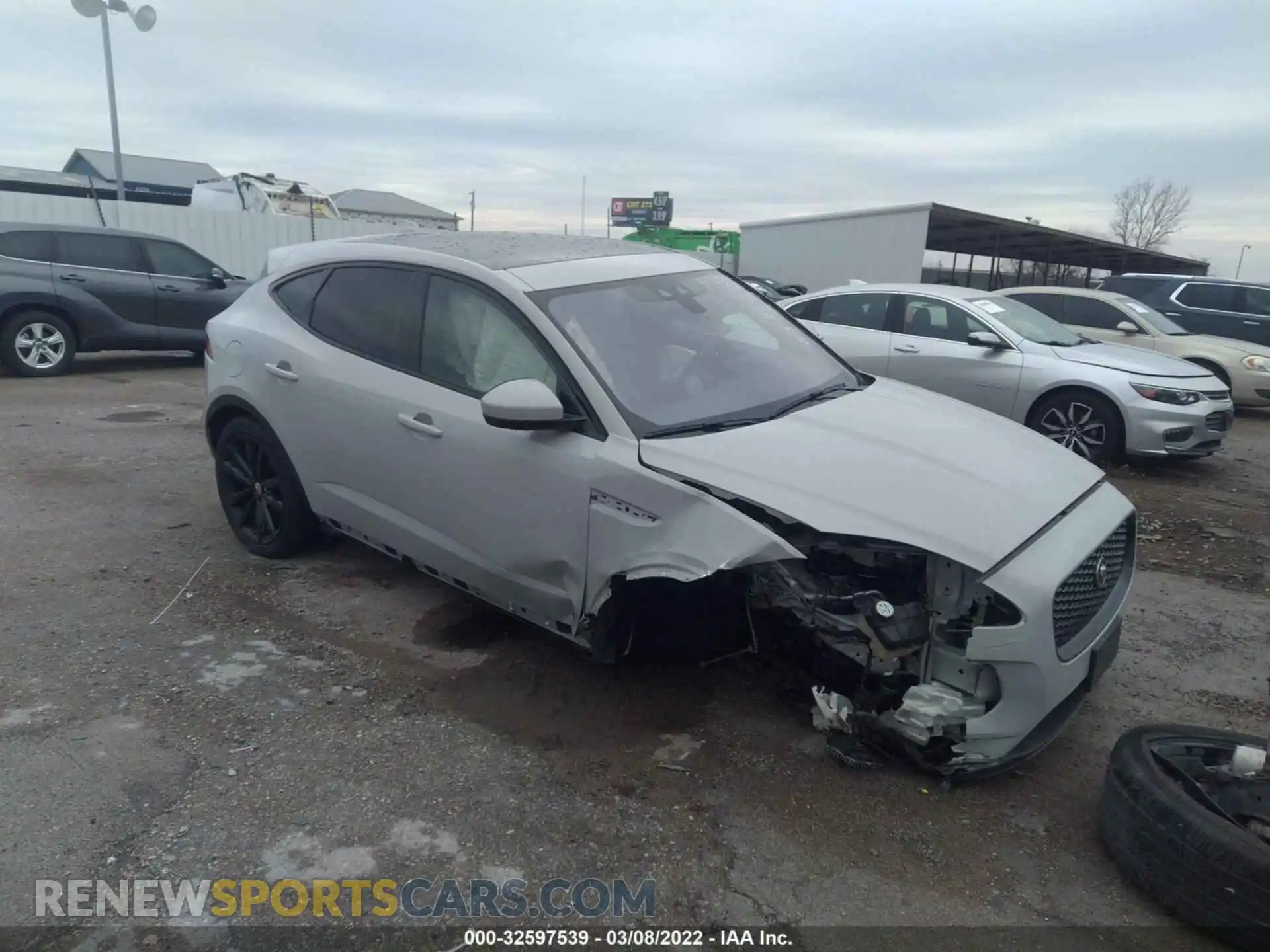 1 Photograph of a damaged car SADFJ2FX9K1Z36384 JAGUAR E-PACE 2019
