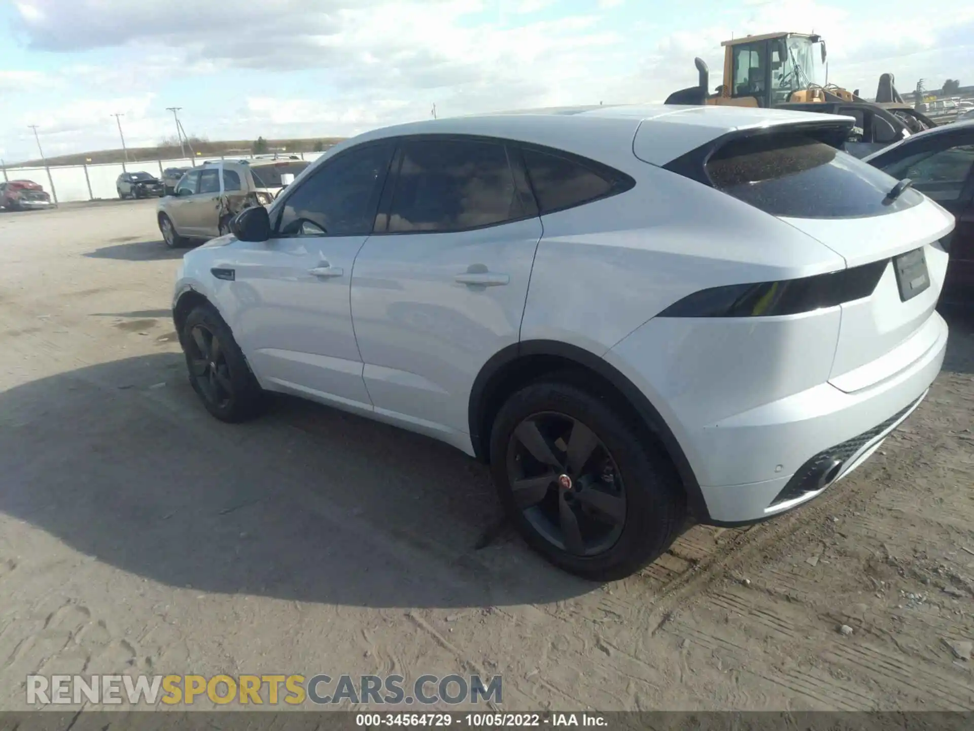 3 fotografías del automóvil dañado SADF12FX4L1Z80360 JAGUAR E-PACE 2020