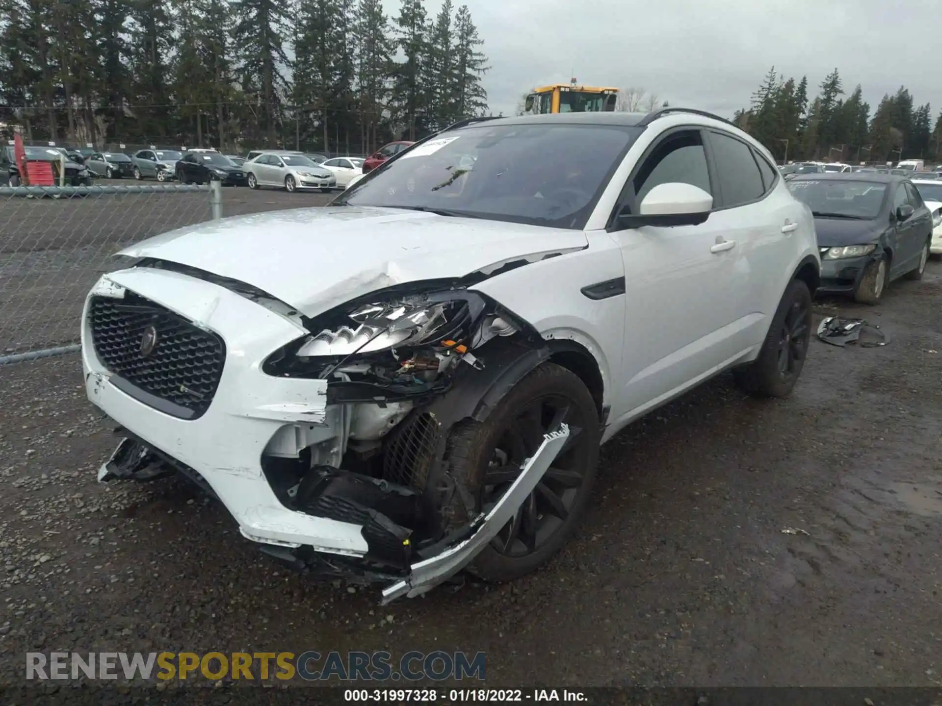 2 Photograph of a damaged car SADF12FX9L1Z76563 JAGUAR E-PACE 2020