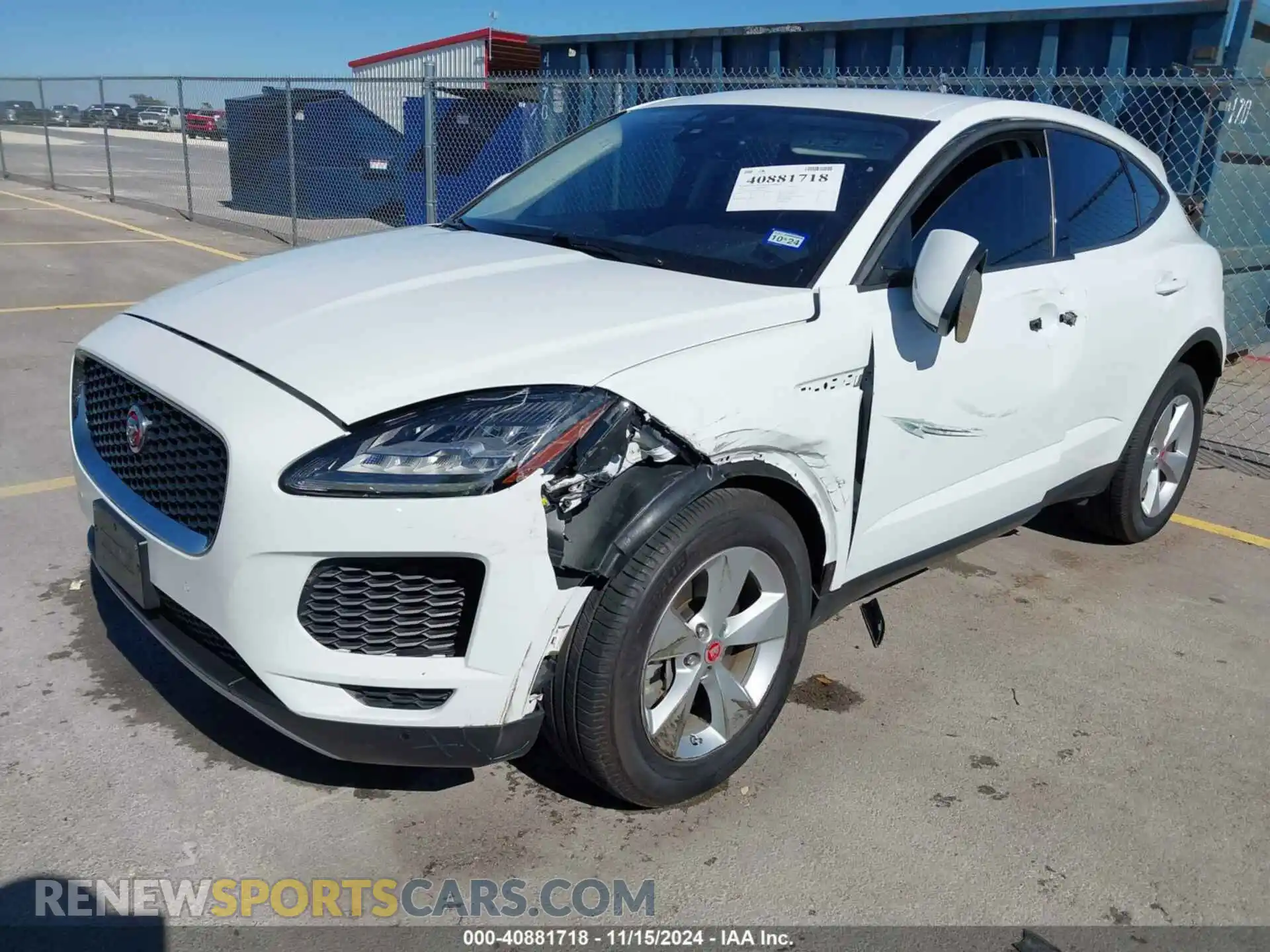 2 Photograph of a damaged car SADFK2FX4L1Z91310 JAGUAR E-PACE 2020