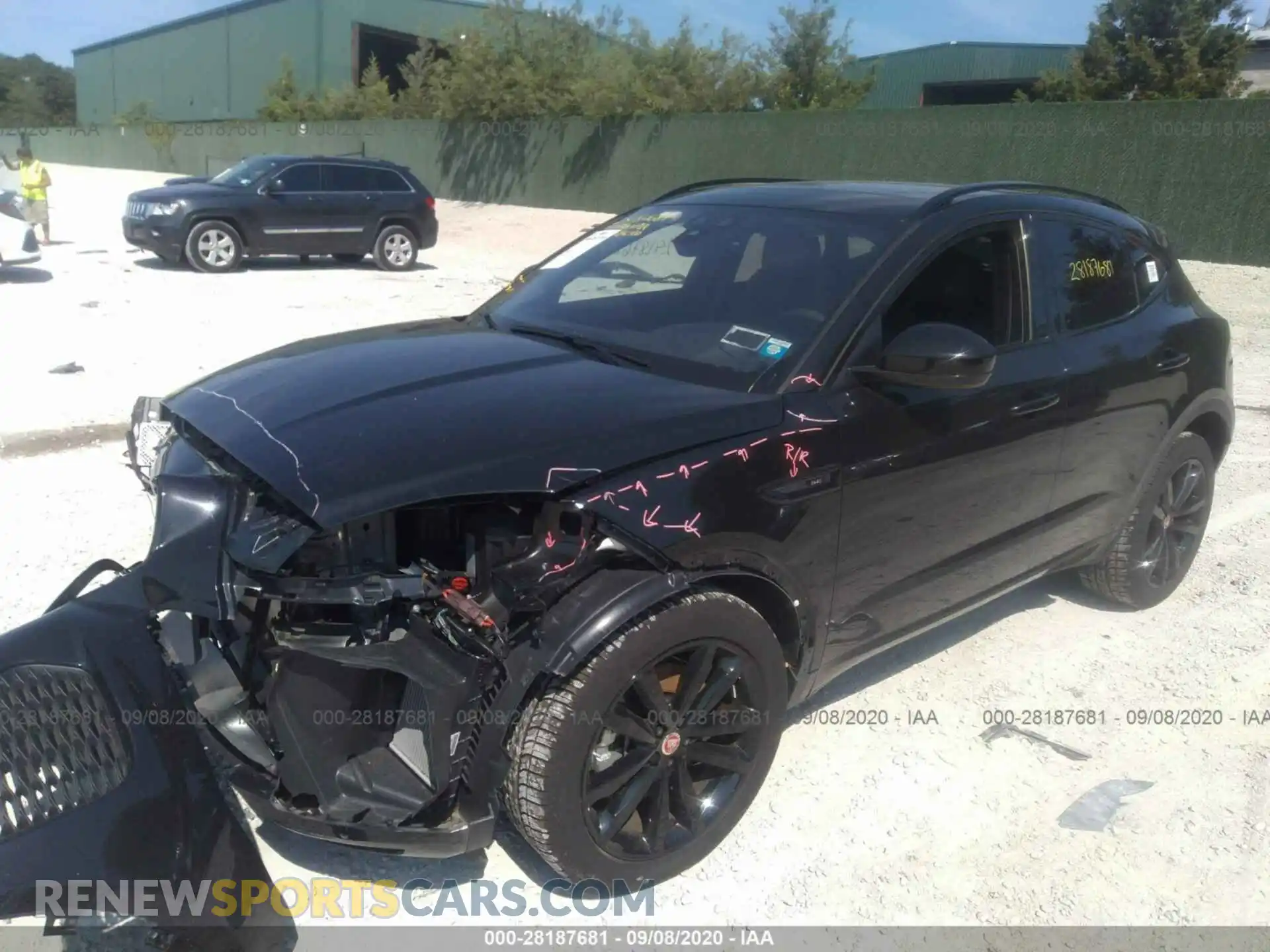 2 Photograph of a damaged car SADFL2GX5L1Z84538 JAGUAR E-PACE 2020