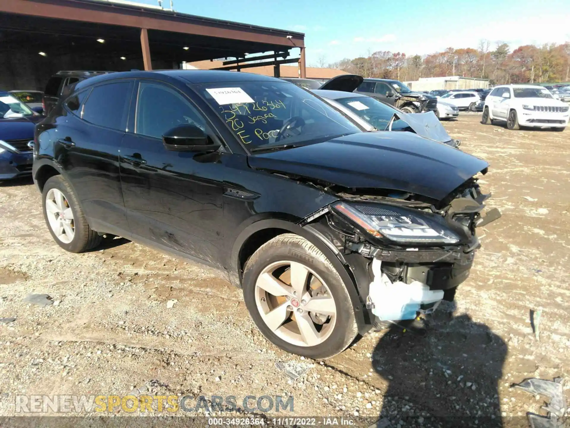 1 Photograph of a damaged car SADFP2FX5L1013240 JAGUAR E-PACE 2020
