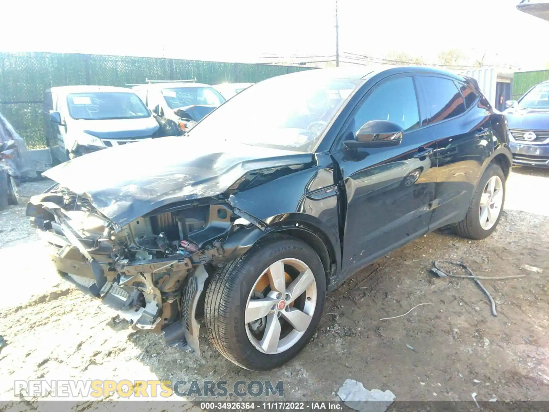 2 Photograph of a damaged car SADFP2FX5L1013240 JAGUAR E-PACE 2020
