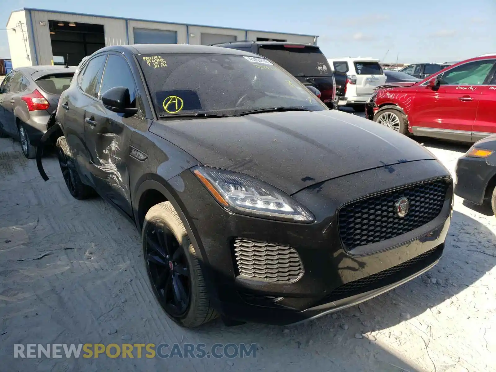 1 Photograph of a damaged car SADFJ2FX3K1Z34260 JAGUAR E-PACE S 2019