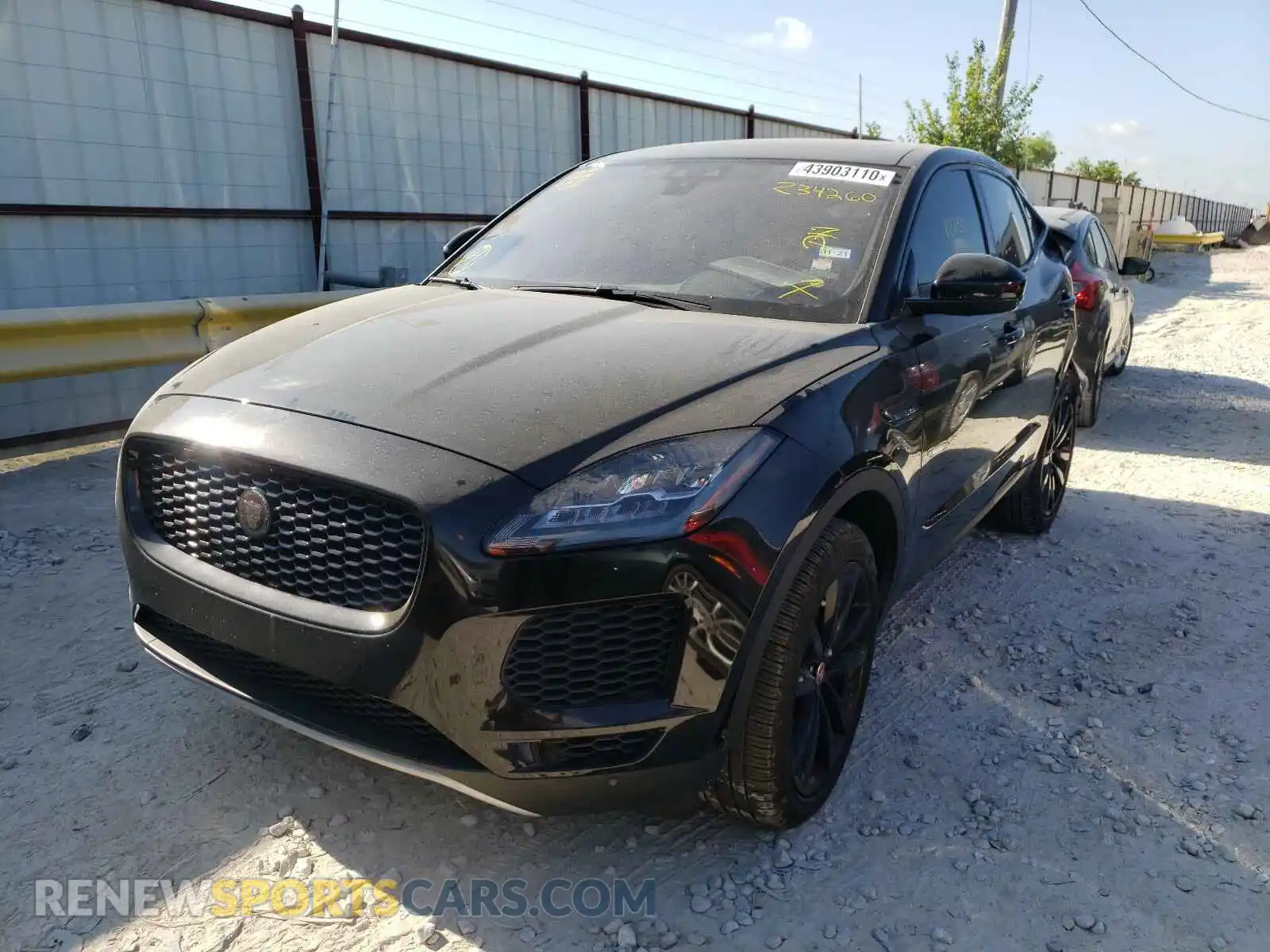 2 Photograph of a damaged car SADFJ2FX3K1Z34260 JAGUAR E-PACE S 2019