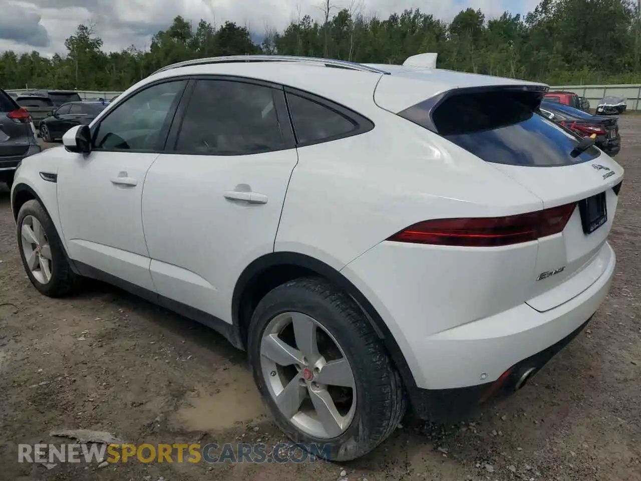 2 fotografías del automóvil dañado SADFJ2FX4K1Z63282 JAGUAR ETYPE 2019