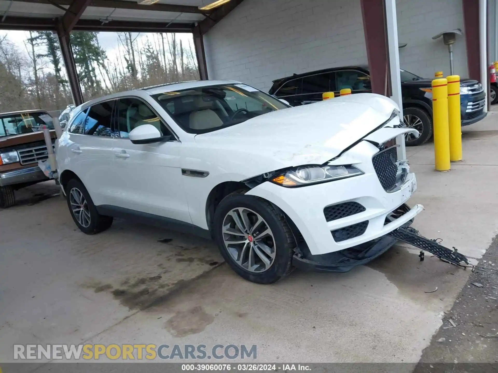 1 fotografías del automóvil dañado SADCJ2FX2KA393673 JAGUAR F-PACE 2019