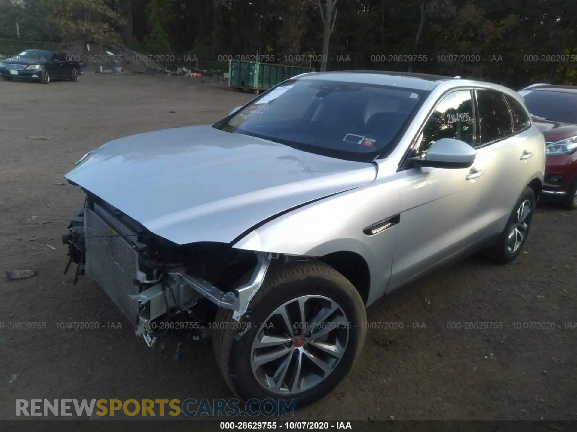 2 Photograph of a damaged car SADCJ2FX2KA396072 JAGUAR F-PACE 2019