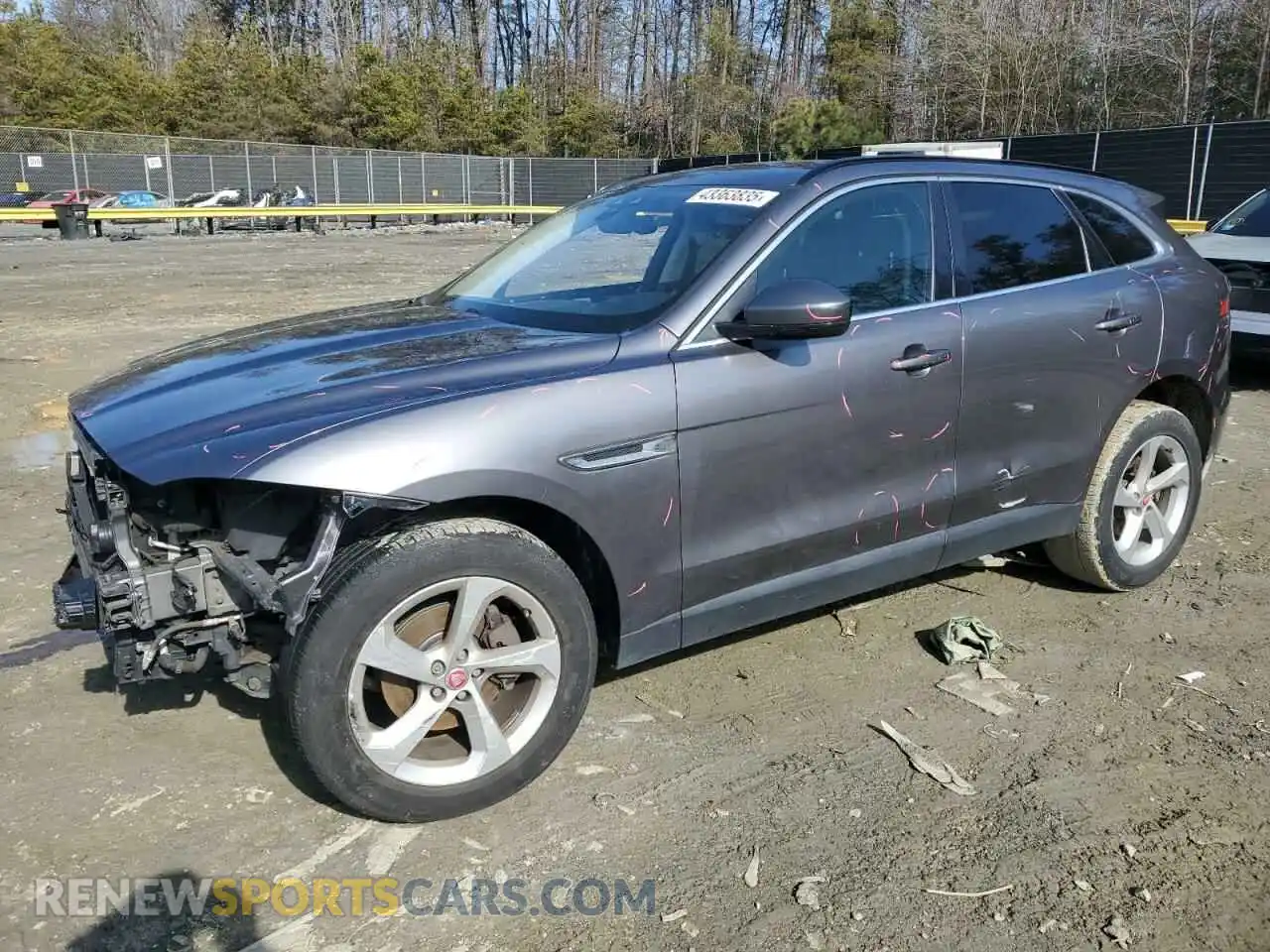 1 Photograph of a damaged car SADCJ2FX2KA396248 JAGUAR F-PACE 2019