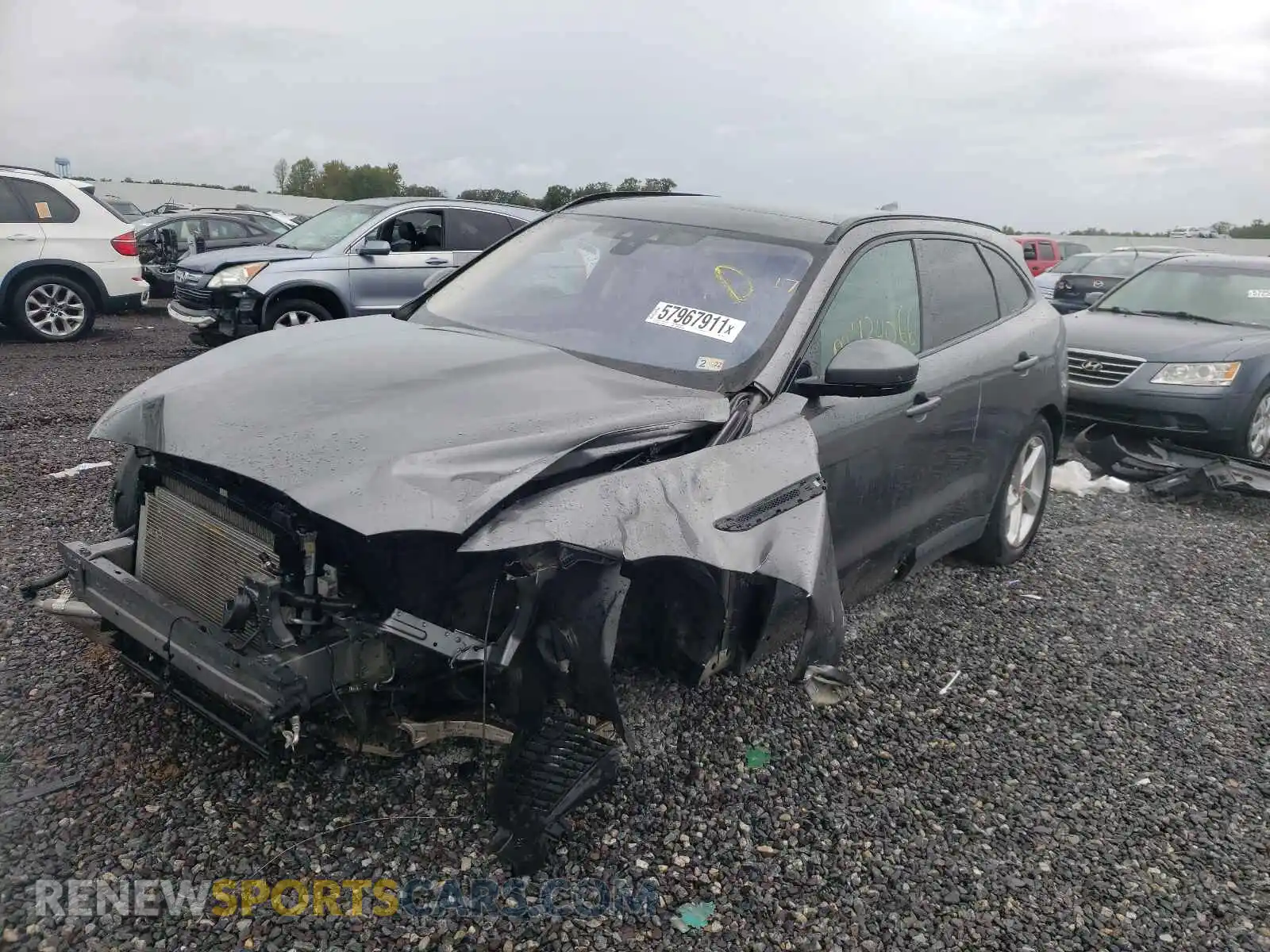 2 Photograph of a damaged car SADCJ2FX2KA397271 JAGUAR F-PACE 2019