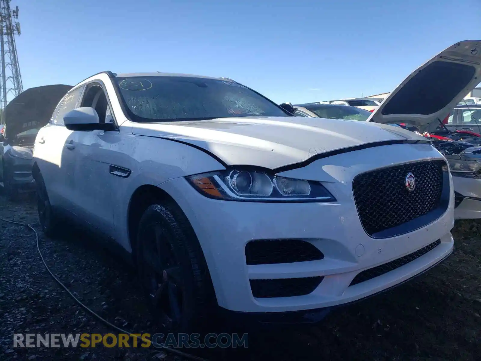 1 Photograph of a damaged car SADCJ2FX3KA361931 JAGUAR F-PACE 2019