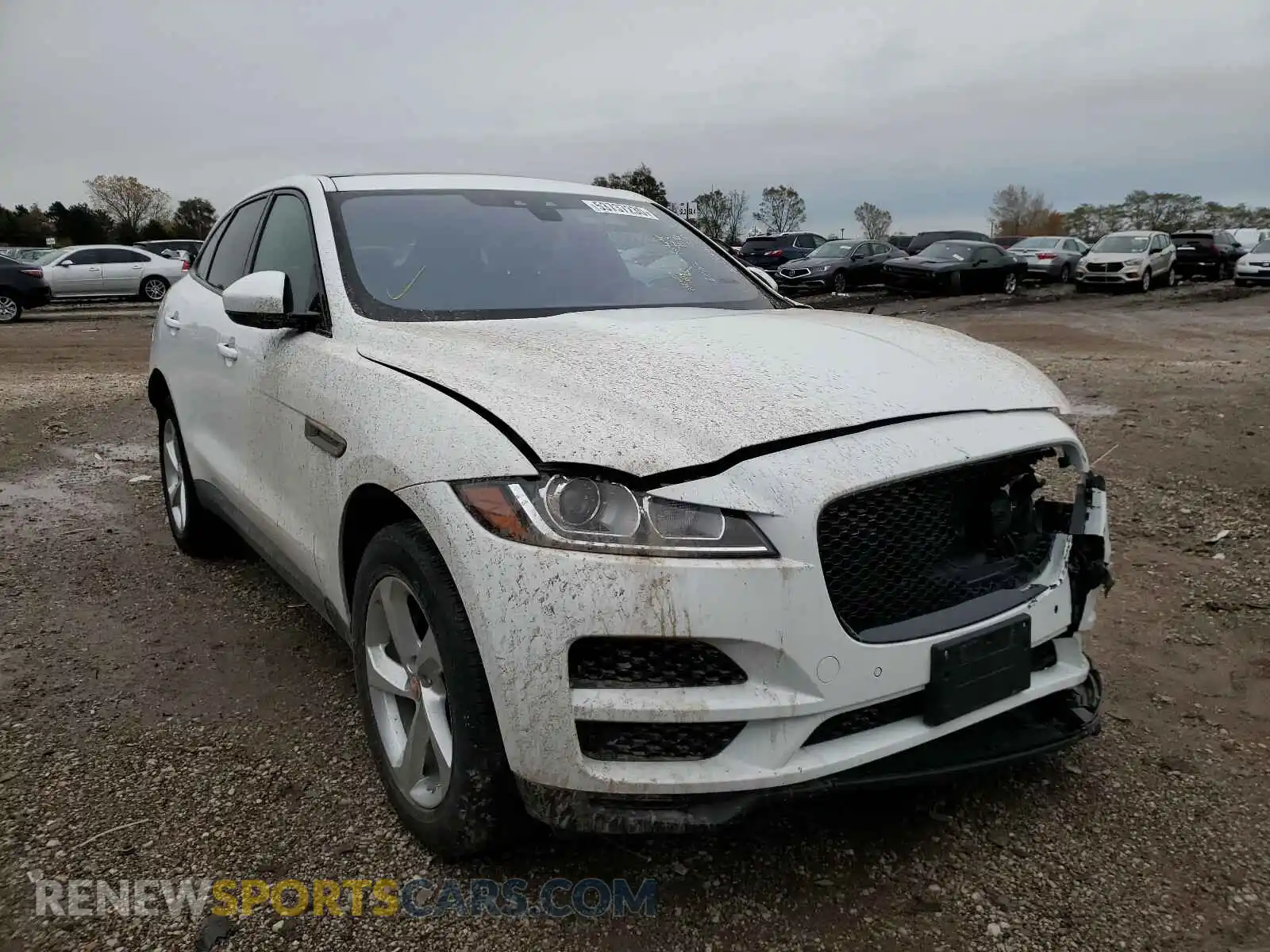 1 Photograph of a damaged car SADCJ2FX3KA601687 JAGUAR F-PACE 2019