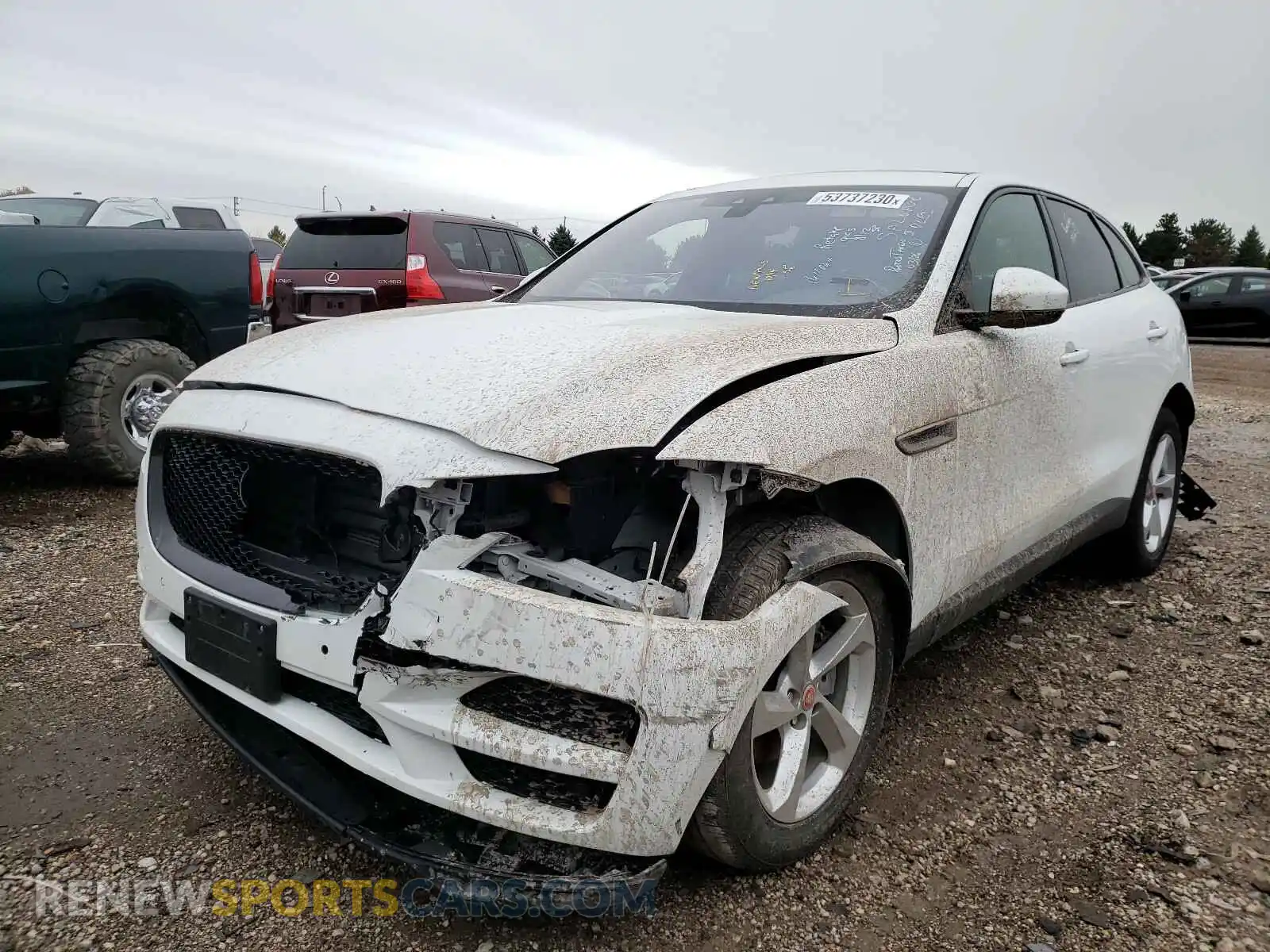 2 Photograph of a damaged car SADCJ2FX3KA601687 JAGUAR F-PACE 2019