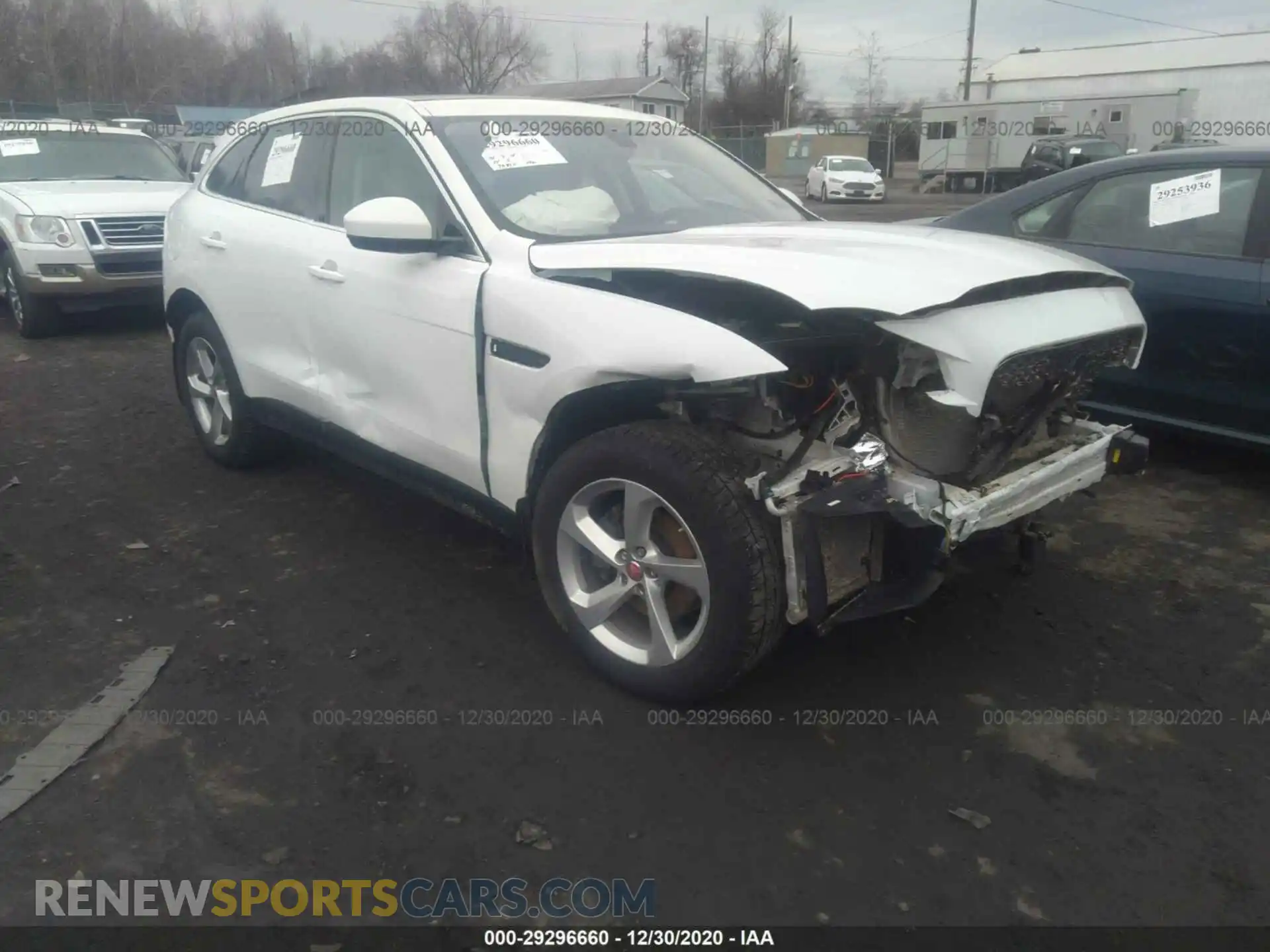 1 Photograph of a damaged car SADCJ2FX5KA355063 JAGUAR F-PACE 2019