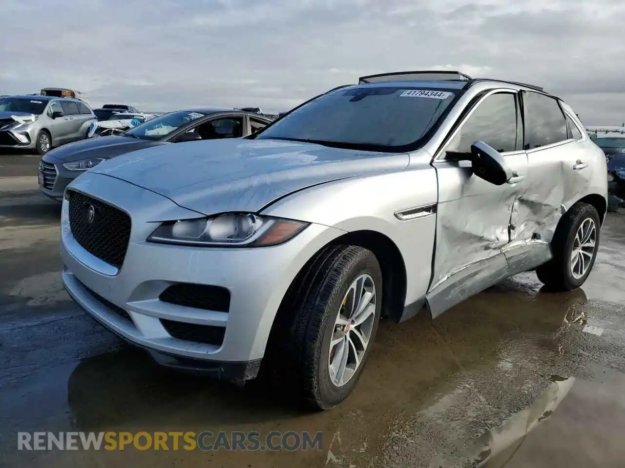 1 Photograph of a damaged car SADCJ2FX6KA364189 JAGUAR F-PACE 2019
