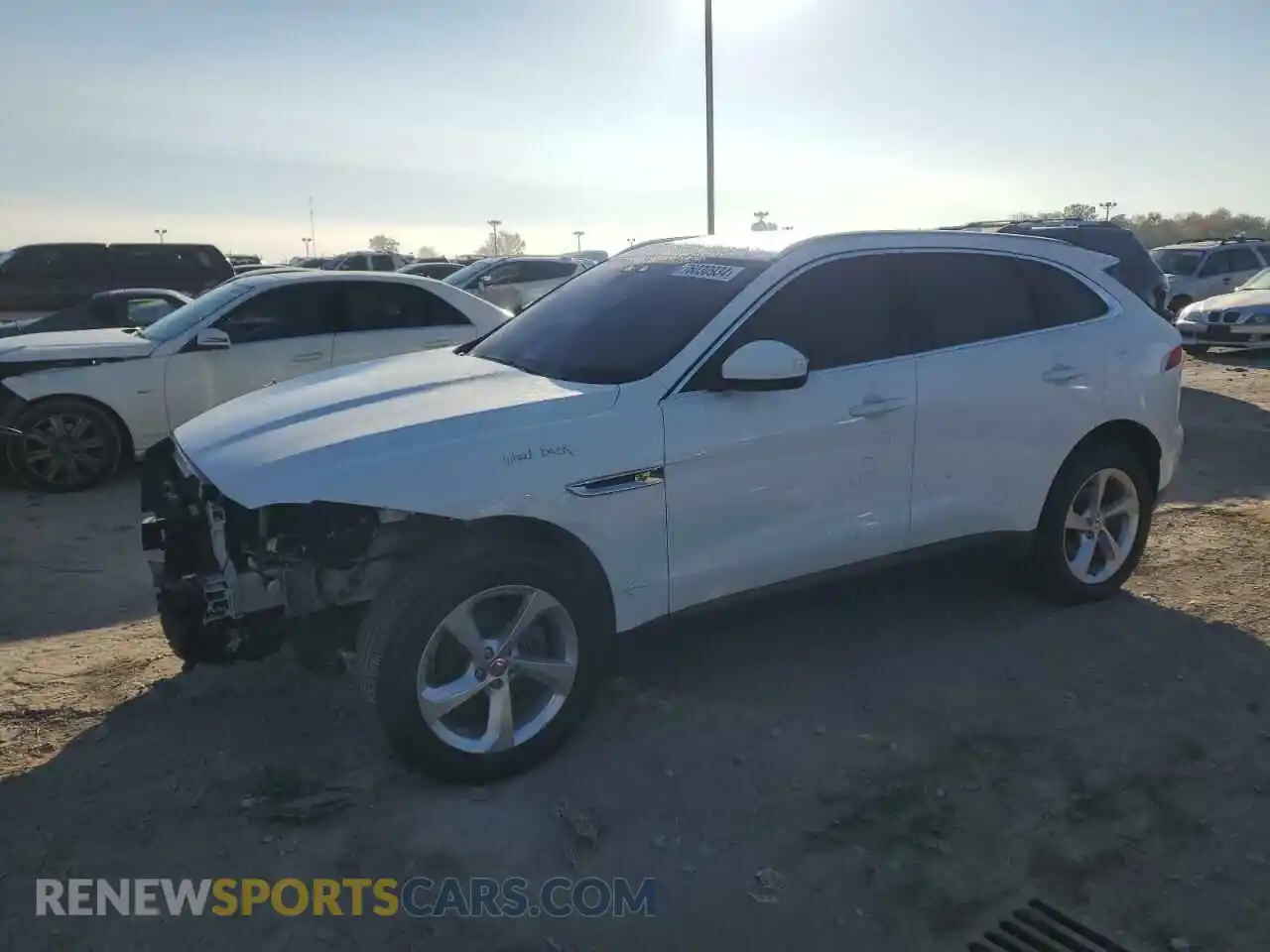 1 Photograph of a damaged car SADCJ2FX8KA363187 JAGUAR F-PACE 2019