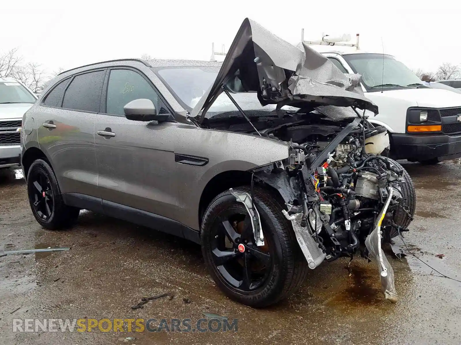 1 Photograph of a damaged car SADCJ2FX9KA392326 JAGUAR F-PACE 2019