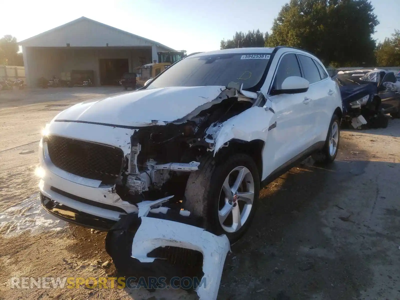 2 Photograph of a damaged car SADCJ2FXXKA358735 JAGUAR F-PACE 2019