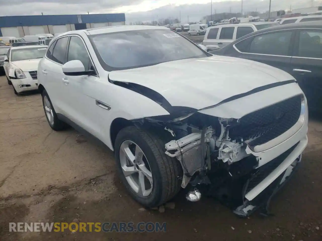 1 Photograph of a damaged car SADCJ2FXXKA359965 JAGUAR F-PACE 2019